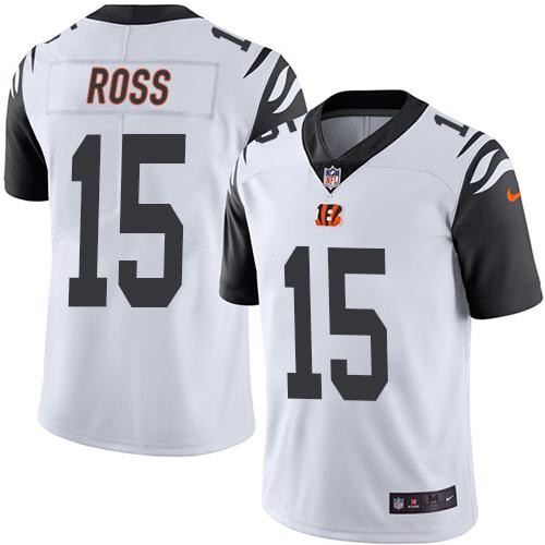 Nike Men & Women & Youth Bengals 15 John Ross White Color Rush Limited Jersey,We sell and wholesale Nike Men & Women & Youth Bengals 15 John Ross White Color Rush Limited Jersey on line form chian!